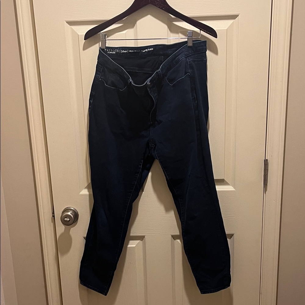 Dark Blue Denim Jeans Talbots